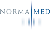 grau blaues NORMAMED Logo